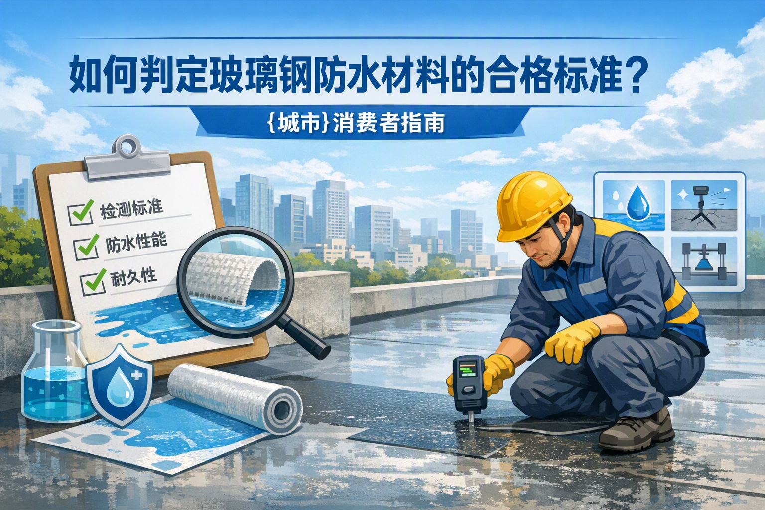 如何判定玻璃钢防水材料的合格标准？ 长沙 消费者指南