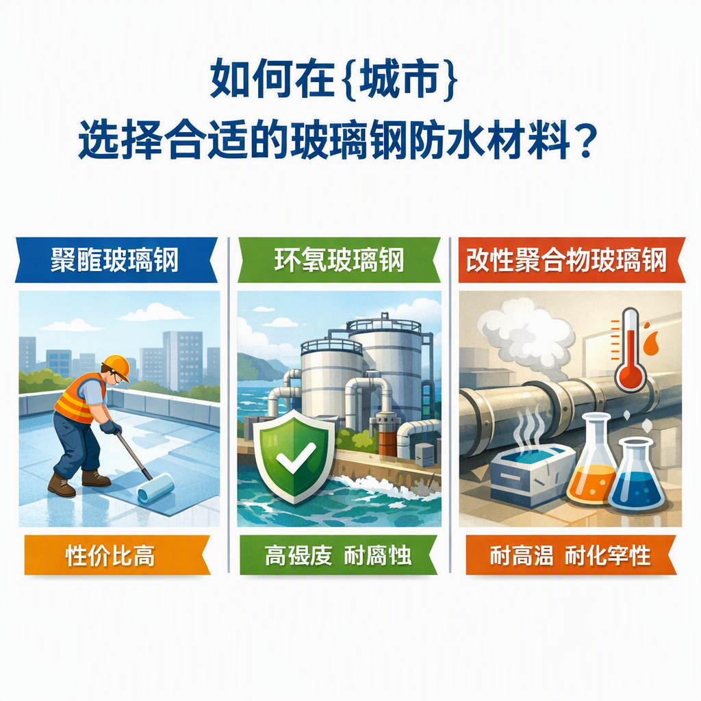 如何在长沙选择合适的玻璃钢防水材料？