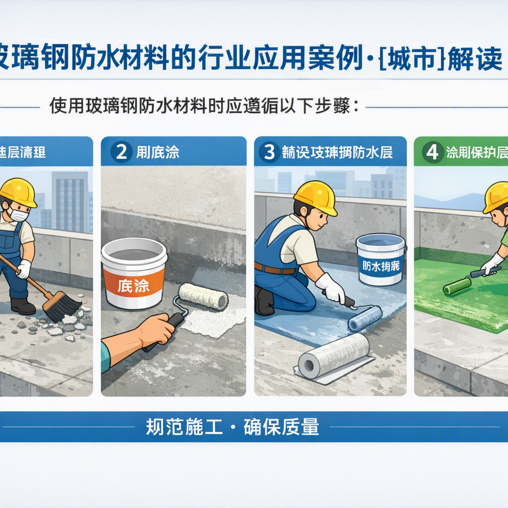 玻璃钢防水材料的行业应用案例，长沙解读