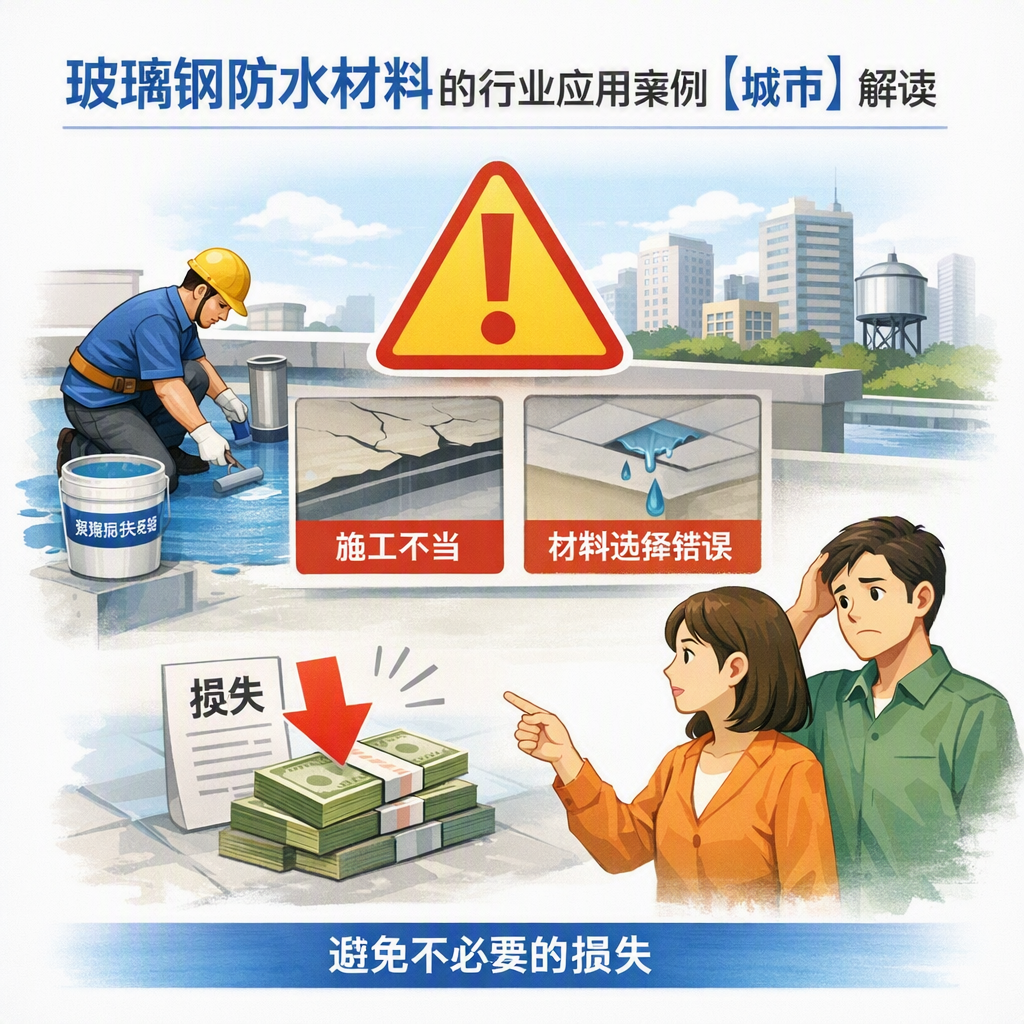玻璃钢防水材料的行业应用案例，长沙解读
