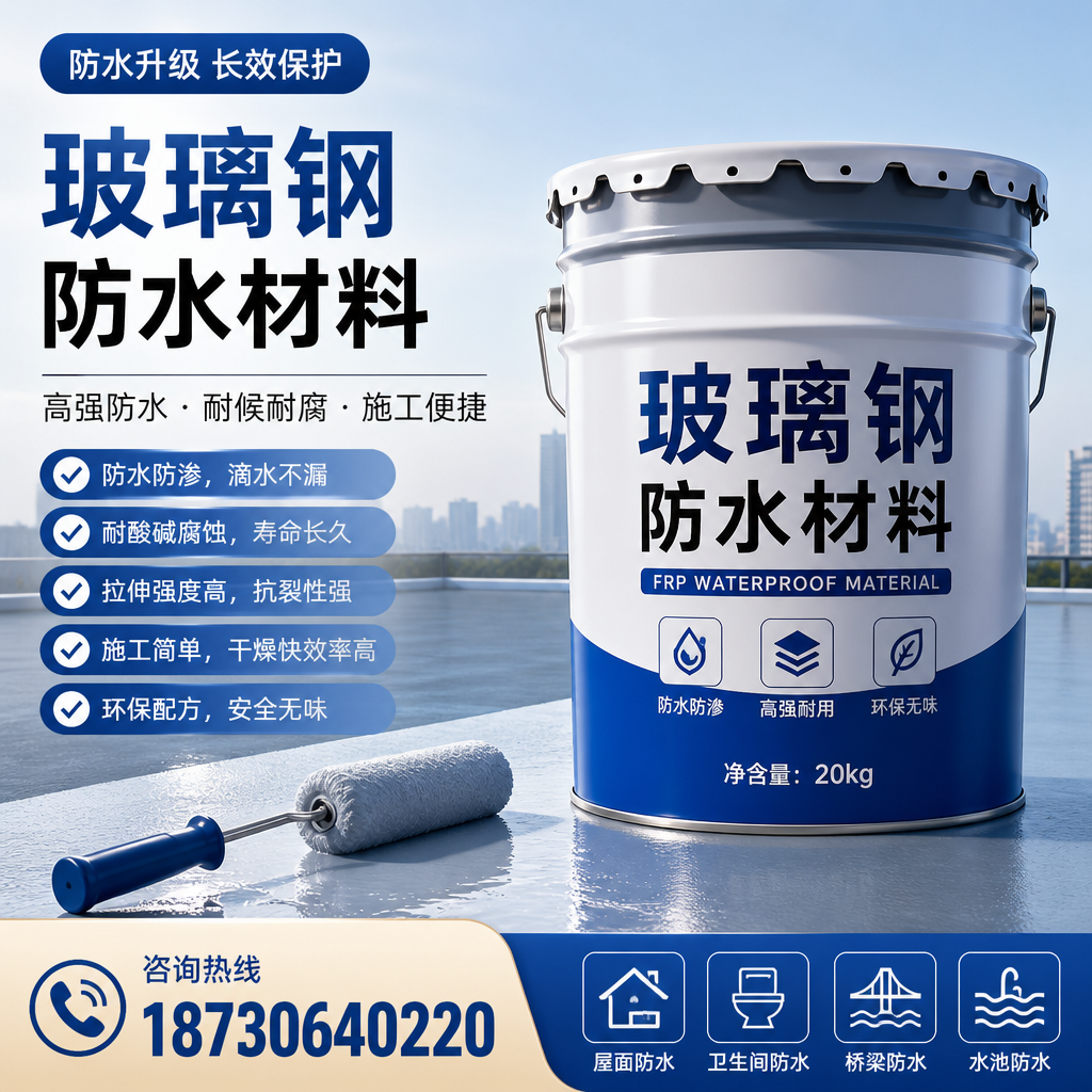 专家解析：玻璃钢防水材料的市场前景分析在 长沙
